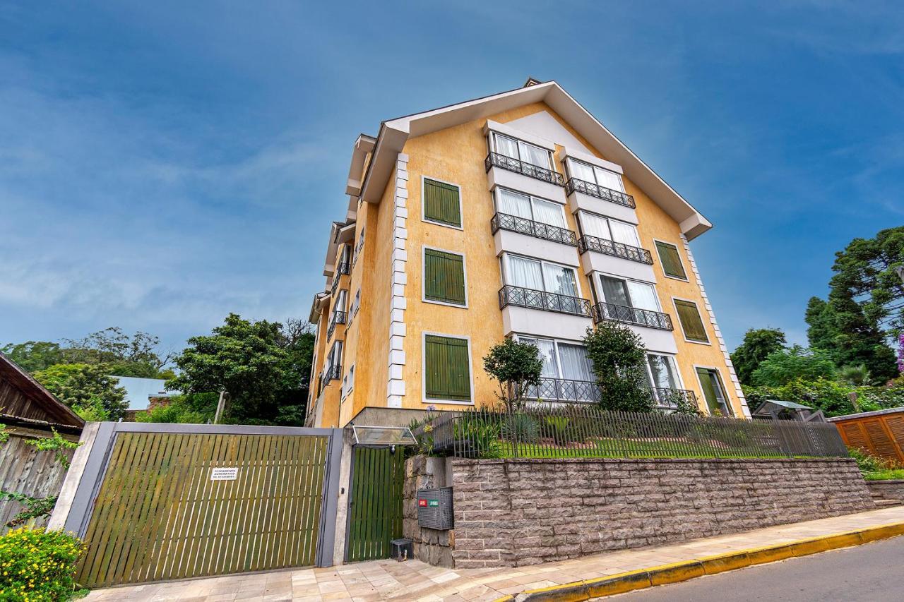 Rosa Apartamento Luxo no Centro Gramado Exterior foto