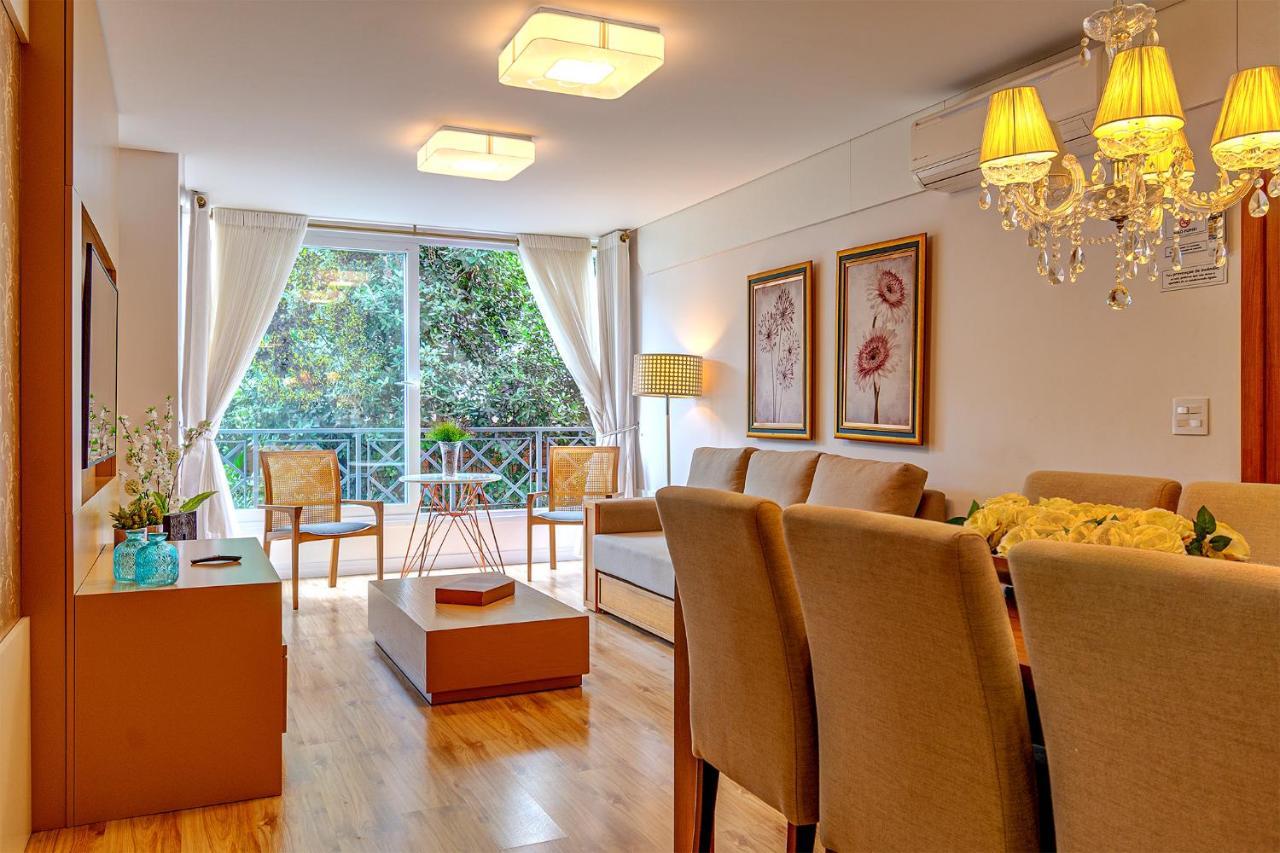 Rosa Apartamento Luxo no Centro Gramado Exterior foto